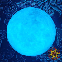 Boules de pierre sacrée Chinoise fluorescente Ye Ming Zhu - Vertes ou bleues. La Magie du Bouddha.
