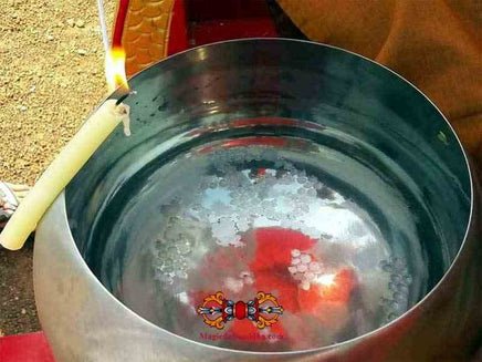 Bougies sacrées Tian Nam Mön - Très Vénérable LP Kambo du Wat Kut Chompoo. La Magie du Bouddha.