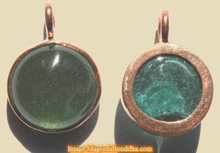 Pendentif en verre alchimique. magiedubouddha