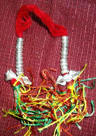 Compteurs de mantra pour mala - cloche et dorje couleur argent. magiedubouddha