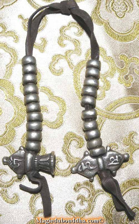 Grands compteurs de mantra pour mala - cloche et dorje en bronze. magiedubouddha