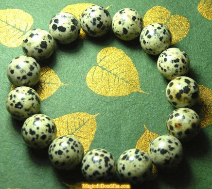 Bracelet / Mala de poignet en jaspe léopard vendor-unknown