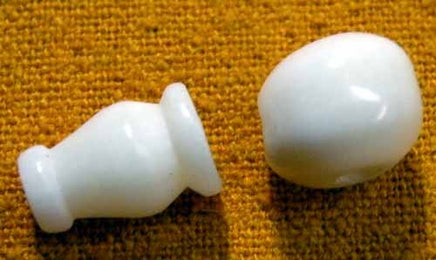 Bille de tête pour mala Tibétain en os "aspect ivoire". magiedubouddha