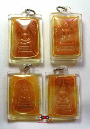 Amulette Phra Somdej en pierre relique Hin Phratat marbrée. magiedubouddha