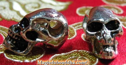 Perle crâne tantrique pour mala Tibétain. magiedubouddha