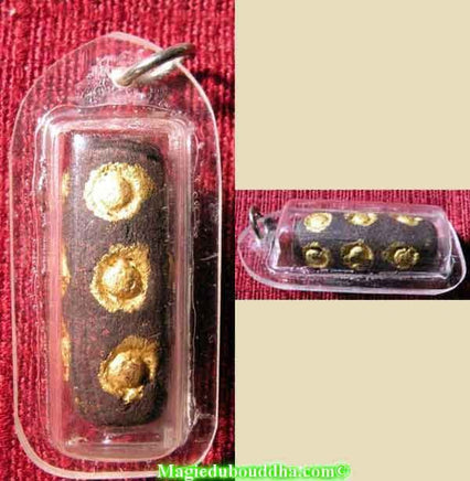 Perle sacrée Dzi à 13 yeux en mendroup - amulette du Tibet. La Magie du Bouddha.