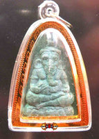 Amulette Thai du Dieu éléphant Ganesh Phra Pikanet Sao-Ah Thong Chai - Wat Kek. La Magie du Bouddha.