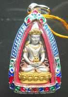 Amulette précieuse du Bouddha Amitayus (Bouddha de longue vie) - Temple du Très Vénérable LP Pae. La Magie du Bouddha.