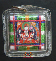 Amulette Tibétaine Yantra de Chenrezi vendor-unknown