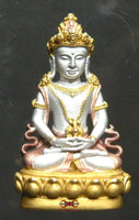 Amulette précieuse du Bouddha Amitayus (Bouddha de longue vie) - Temple du Très Vénérable LP Pae. La Magie du Bouddha.