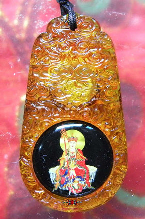 Amulette du Bouddha Ksitigarbha - Temple de Baisui Gong (temple de la longévité). La Magie du Bouddha.