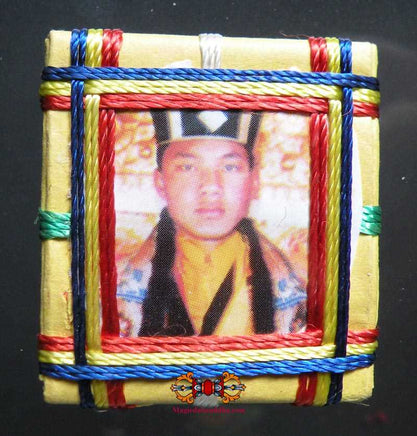 Amulette Yantra de Mahakala noir par Sa Sainteté le Karmapa. La Magie du Bouddha.