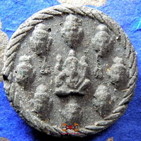Grande amulette du Bouddha d'emeraude et de Ganesh. La Magie du Bouddha.