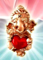 Belle petite amulette d'amour de bébé Ganesh Phra Pikanet Noi - Vénérable Kruba Chaiya Pathapi. La Magie du Bouddha.