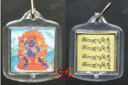 Amulette Yantra de Vajrapani - Protection + aide à vaincre les pensées négatives. La Magie du Bouddha.