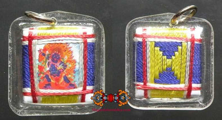 Amulette Yantra de Vajrapani - Protection + aide à vaincre les pensées négatives. La Magie du Bouddha.