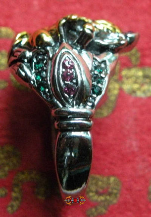 Bague bénie de Ganesh Wen Phra Pikanet - Wat Saman Ratanaram. La Magie du Bouddha.