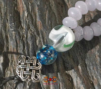 Chapelet Tibétain bleu pour la pratique du Bouddha de médecine Sangye Menla. La Magie du Bouddha.