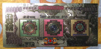 Billet magique de fortune de 100.000 roupies de Lakshmi, Ganesh et Sarasvati. La Magie du Bouddha.