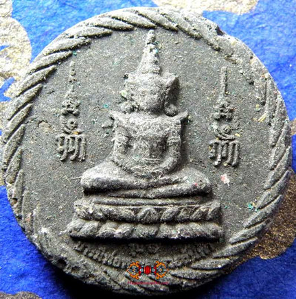 Grande amulette du Bouddha d'emeraude et de Ganesh. La Magie du Bouddha.
