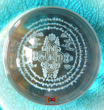 Boule de cristal de méditation de Shurangama - Temple du Très Vénérable Phra Maha Kananamtham Panyathiwat. La Magie du Bouddha.