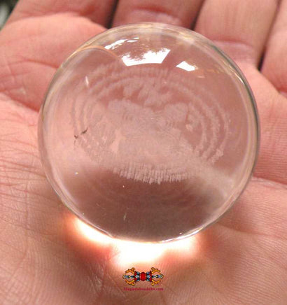 Boule de cristal de méditation de Shurangama - Temple du Très Vénérable Phra Maha Kananamtham Panyathiwat. La Magie du Bouddha.