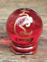 Boule de cristal de méditation Look Geow Samadhi - Vénérable Ajarn Deng. La Magie du Bouddha.