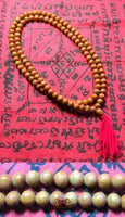 Chapelet Bouddhiste Thai Look Phrakham en poudre de fer bleu magique Lek Namphi. La Magie du Bouddha.