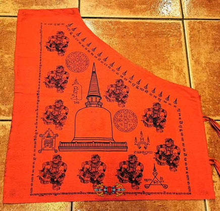 Chemise magique de guerrier Seuar Yant par le Très Vénérable LP Kui. La Magie du Bouddha.