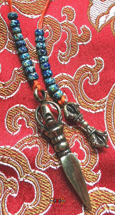 Chapelet Bouddhiste Tibétain en pyrite - Pour la pratique de Chana Dorje (Vajrapani). magiedubouddha.com