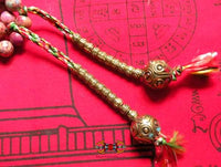 Chapelet Bouddhiste Tibétain en pierre rose - Pour la pratique de Tara. La Magie du Bouddha.