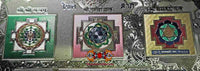 Billet magique de fortune de 100.000 roupies de Lakshmi, Ganesh et Sarasvati. La Magie du Bouddha.