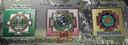 Billet magique de fortune de 100.000 roupies de Lakshmi, Ganesh et Sarasvati. La Magie du Bouddha.