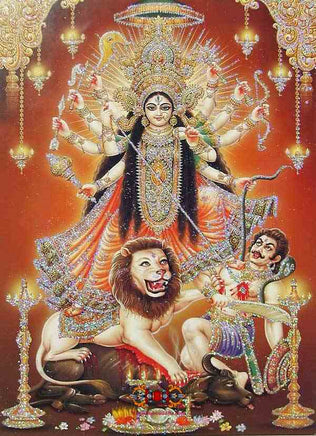 Talisman perle de fer de la déesse Durga - protection contre le feu et la foudre. magiedubouddha