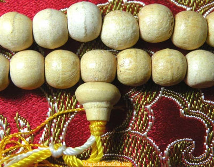 Chapelets Bouddhistes Mala Tibétain en bois - couleurs variées. La Magie du Bouddha.