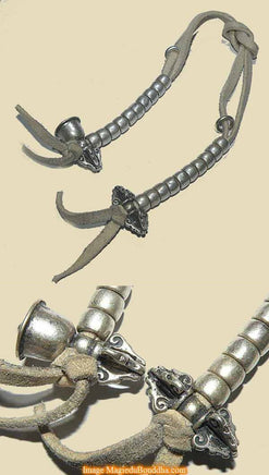 Grands compteurs de mantra pour mala - Cloche et dorje argent. magiedubouddha