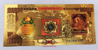 Billet magique de fortune de 100.000 roupies de Ganesh. La Magie du Bouddha.