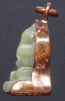 Amulette Ganesh en pierre fluorescente Ye Ming Zhu. La Magie du Bouddha.