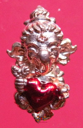 Belle petite amulette d'amour de bébé Ganesh Phra Pikanet Noi - Vénérable Kruba Chaiya Pathapi. La Magie du Bouddha.