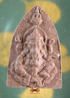 Amulette Ganesh et Svastika - Wat Phra Barn Thung Wang Kam Ken magiedubouddha
