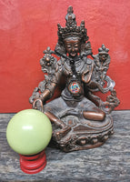 Pendentif protecteur de Tara verte (avec Rilbu) - Sa Sainteté le Dalai-Lama. La Magie du Bouddha.