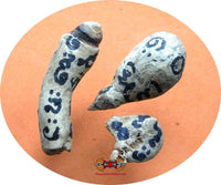 Amulettes Thaï de fortune en bois sacré Met Kanoon - Très Vénérable LP Kui. La Magie du Bouddha.