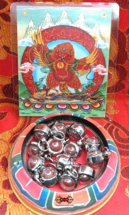 Khyung Marpo Rilbu - Pilule sacrée Tibétaine du Garuda rouge. La Magie du Bouddha.