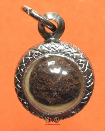 Amulette Thai bille sacrée Look Aum Sian Mak d'invulnérabilité - Très Vénérable LP Kui. La Magie du Bouddha.