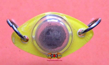 Amulette Thai bille sacrée Look Aum Sian Mak d'invulnérabilité - Très Vénérable LP Kui. La Magie du Bouddha.