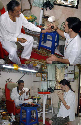Boule de cristal de méditation Look Geow Samadhi - Vénérable Ajarn Deng. La Magie du Bouddha.