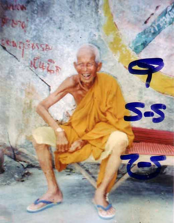 Amulette Po Lersi / Roop Lor - Wat Tham Phra Thammat ( Très Vénérable LP Djoy ). magiedubouddha