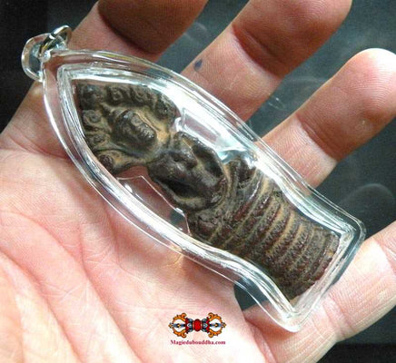 Amulette ancienne Phra Naphok médicinale - Très Vénérable LP Puth. La Magie du Bouddha.