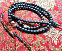 Chapelet Bouddhiste Tibétain en pyrite - Pour la pratique de Chana Dorje (Vajrapani). magiedubouddha.com