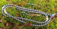 Chapelet Bouddhiste Tibétain en pyrite - Pour la pratique de Chana Dorje (Vajrapani). magiedubouddha.com